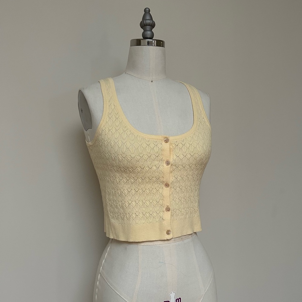 Wilfred Cropped Knitted Summer Tank
